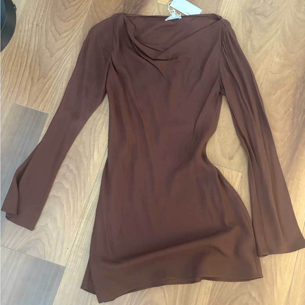 Reformation Pike Dress in Cafe NWT